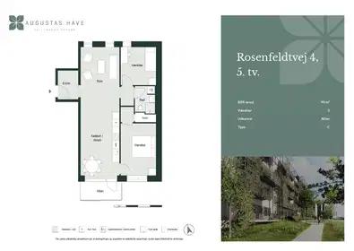 Visual presentation of the listing