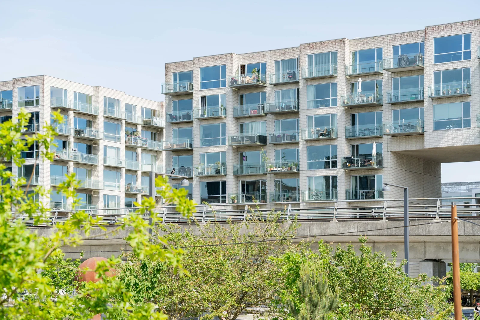 apartment Lys 2-værelses lejlighed med altan i Ørestad