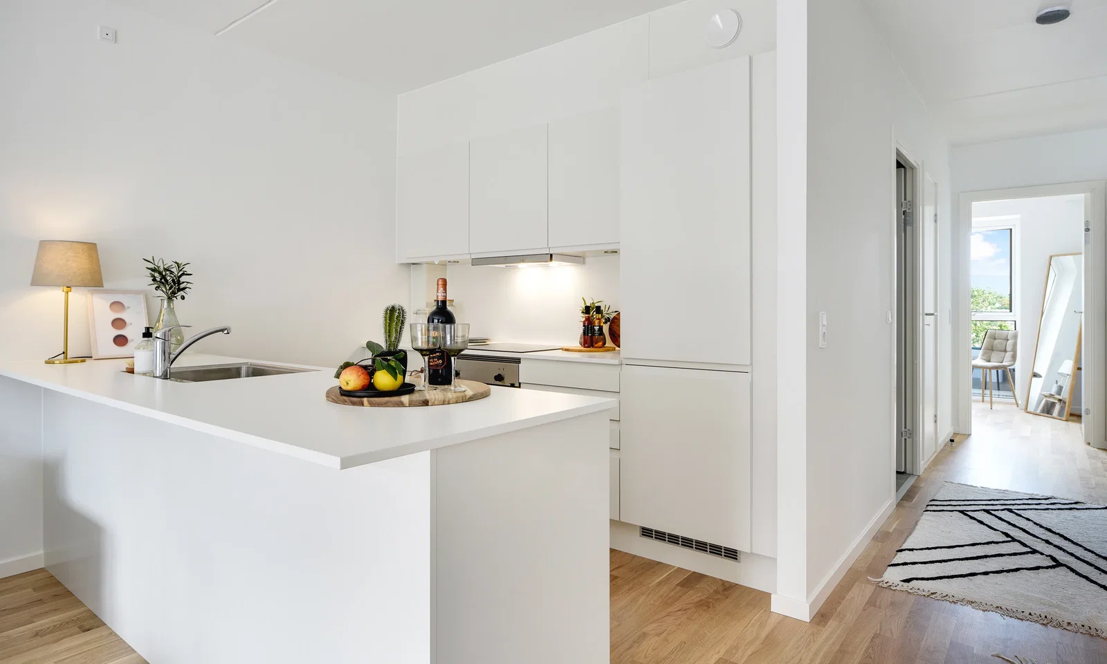 apartment Stylish and Spacious 3-Room Apartment with Balcony in Beautiful Surroundings in Ballerup