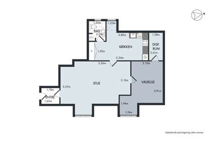 Visual presentation of the listing