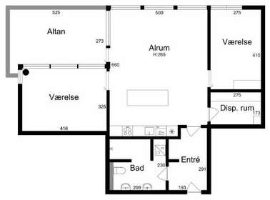 Visual presentation of the listing