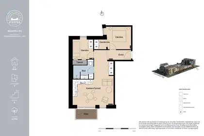 Visual presentation of the listing