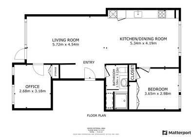 Visual presentation of the listing