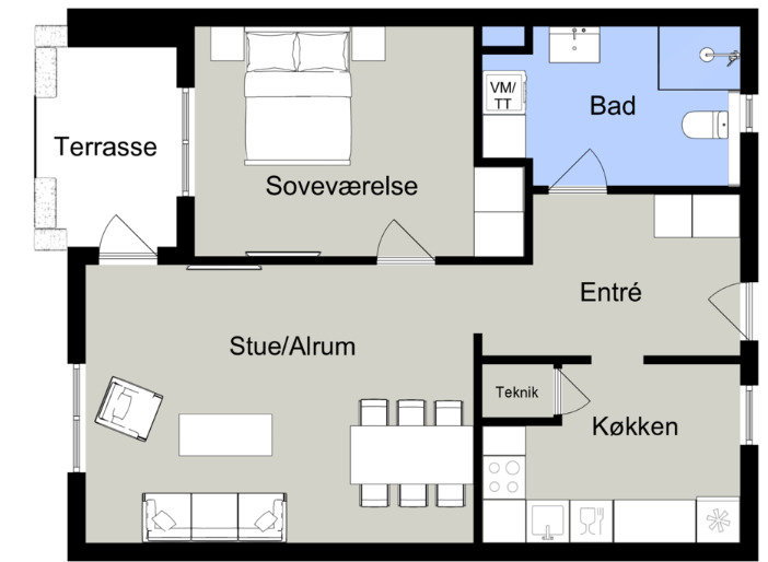 Visual presentation of the listing