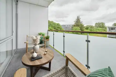 apartment Delevenlig 3-værelses lejlighed med stor altan nær Aarhus C