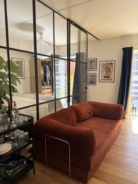 apartment Lys 1-værelses lejlighed med altan ved Botanisk Have