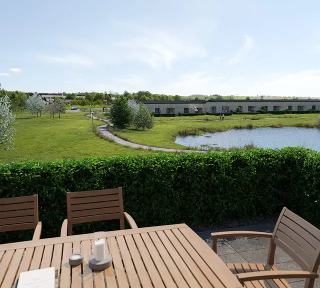 townhouse Nybygget 4-værelses rækkehus med terrasse og parkeringsplads