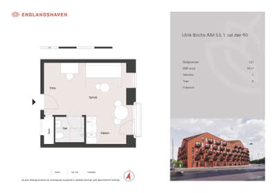 Visual presentation of the listing