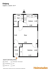 Visual presentation of the listing