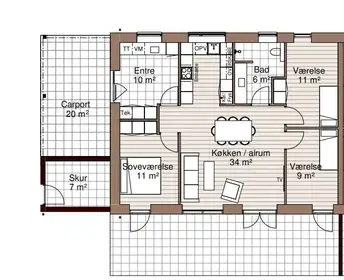 Visual presentation of the listing