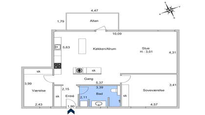 Visual presentation of the listing