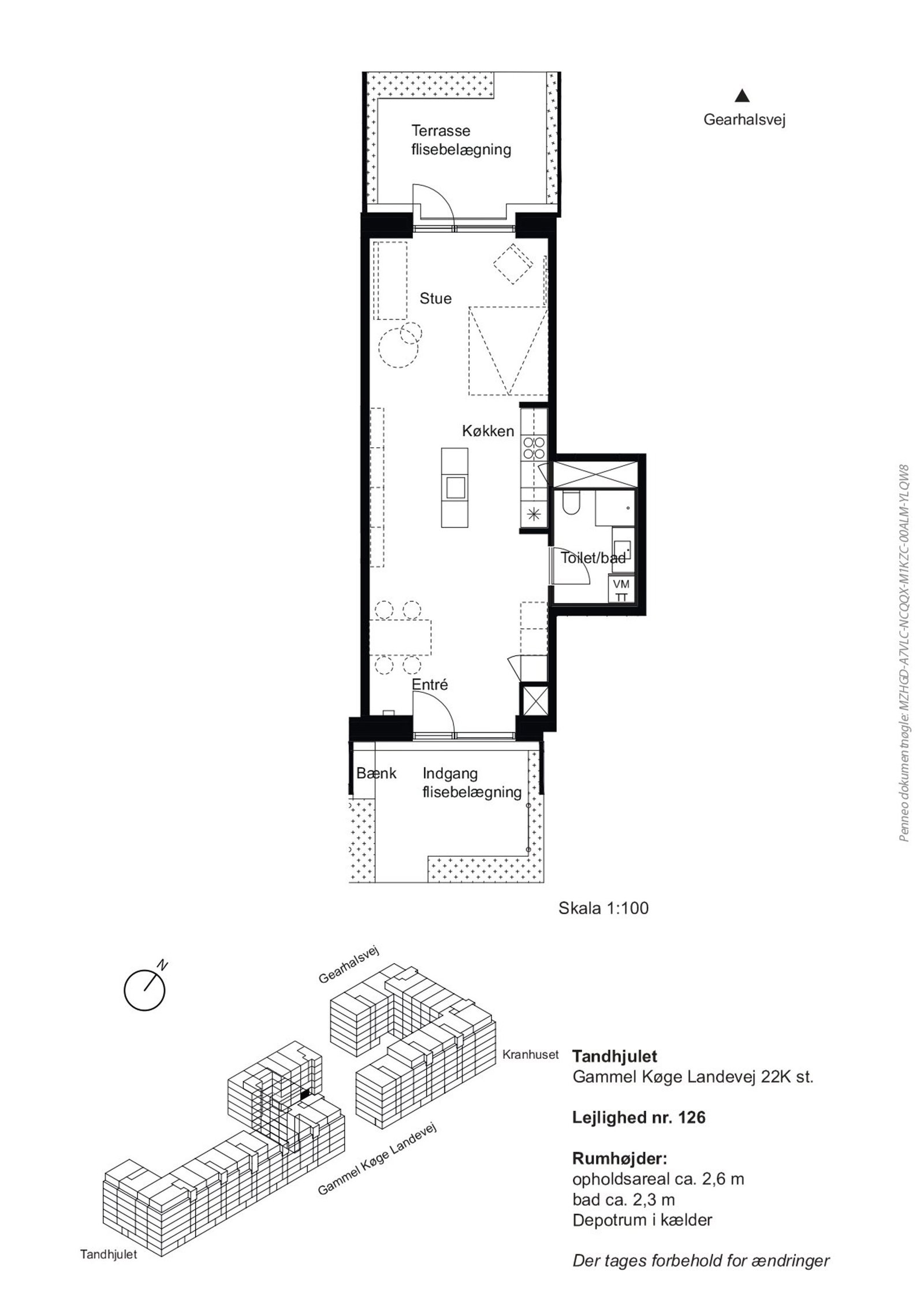 Visual presentation of the listing