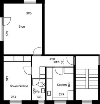 Renovated apartment with new windows and floors - Stenbakkevej, Frederikshavn - 1
