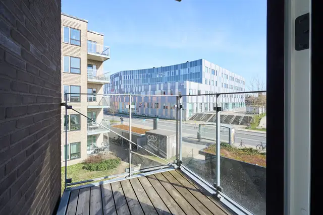 apartment Lys 2-værelses med altan i havnekvarteret