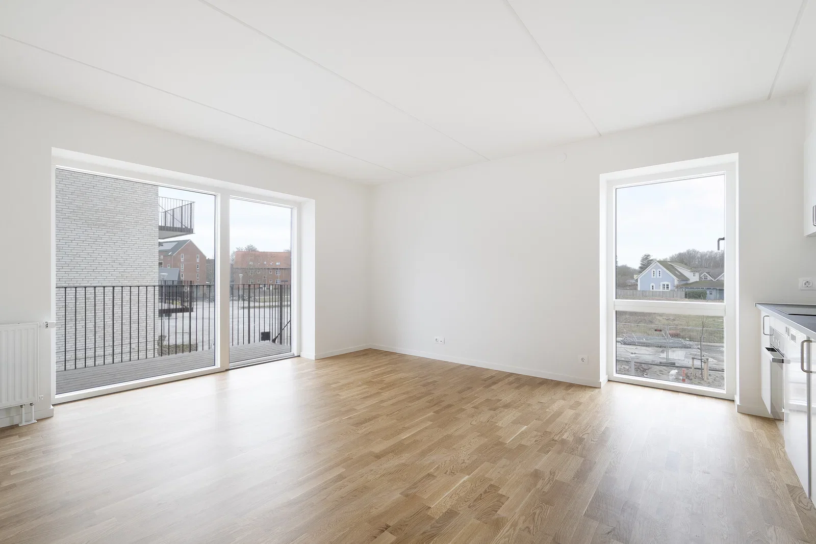 apartment 3-værelses lejlighed i grønne omgivelser