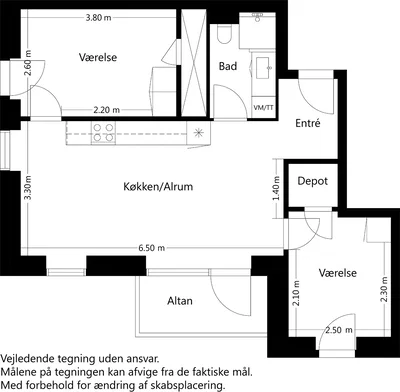3-værelses bolig med altan eller terrasse - Postgrunden, Ballerup - 3