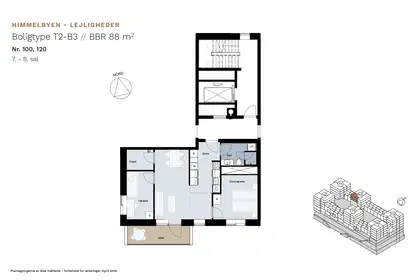 Visual presentation of the listing