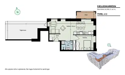 Visual presentation of the listing