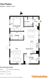 Visual presentation of the listing