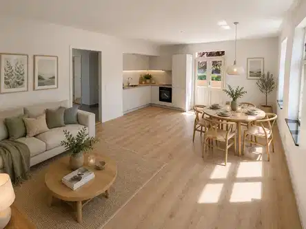 apartment Charmerende 3-værelses lejlighed med have i Ølsted