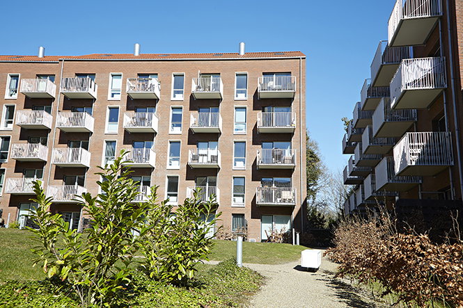 apartment Lys 1-værelses med solrig terrasse i central beliggenhed