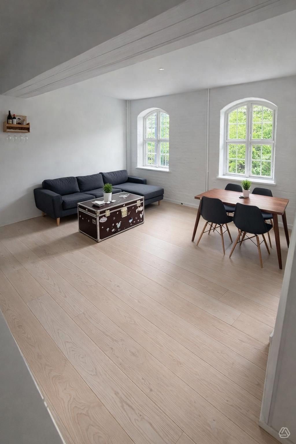 apartment Lys 2-værelses i centrum med tagterrasse