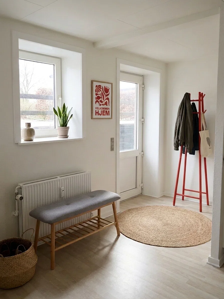 apartment Lys og indflytningsklar lejlighed med egen indgang og god opbevaring