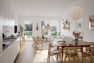 Especially well-appointed 3-bedroom townhouse of 84 m² - Grødde Huse, Ikast - 1