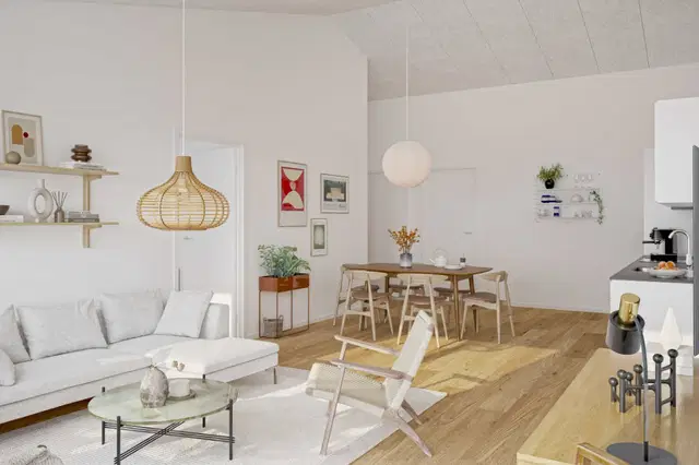 townhouse Særligt velindrettet 3-værelses rækkehus på 84 m²