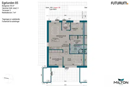 Visual presentation of the listing