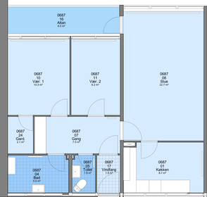 Visual presentation of the listing