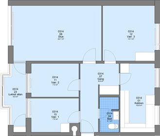 Visual presentation of the listing