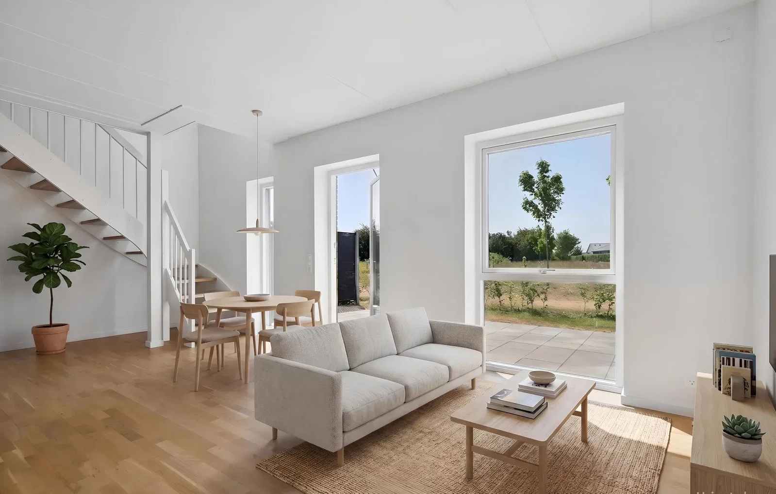 townhouse 4-bedroom townhouse with garden in Sabro