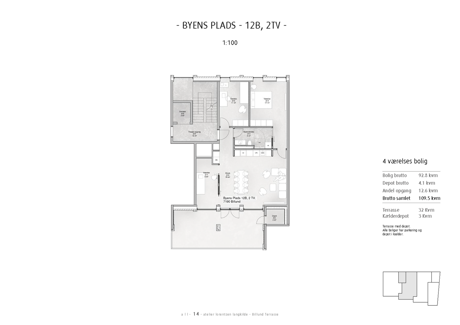 apartment Fantastisk lejlighed i hjertet af Billund