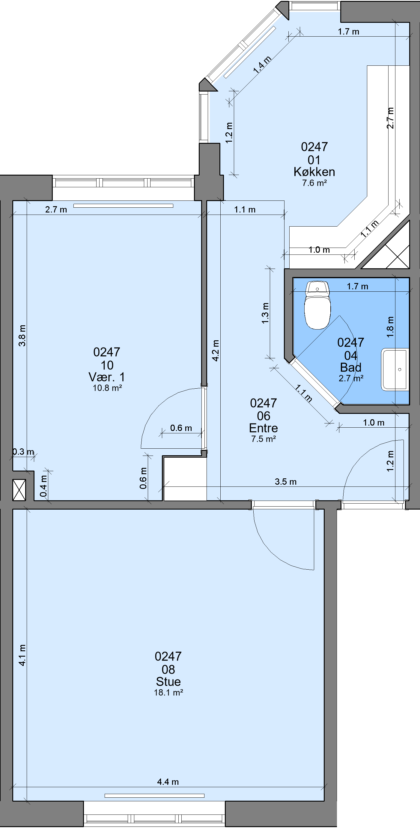 Visual presentation of the listing