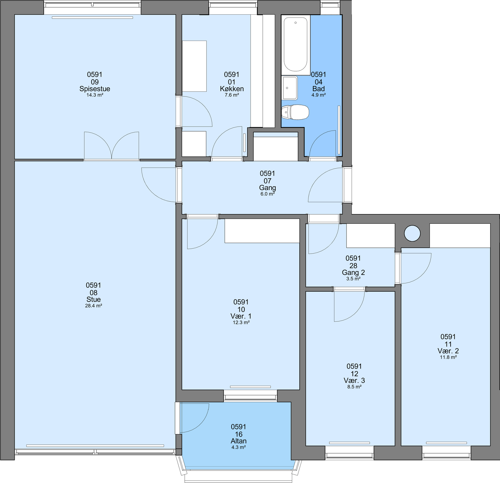 Visual presentation of the listing