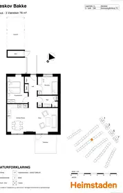 Visual presentation of the listing
