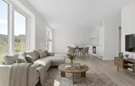 townhouse Lys 3-værelses lejlighed i Nørreskov Bakke