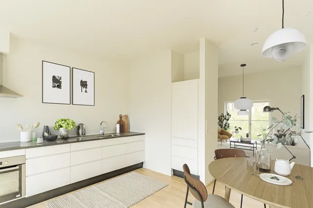 apartment Lys 3-værelses lejlighed med grønne omgivelser