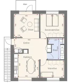 Visual presentation of the listing