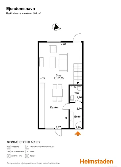 townhouse 4-værelses rækkehus på 100 m² i Slagelse