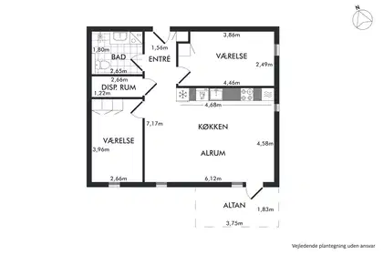 Visual presentation of the listing