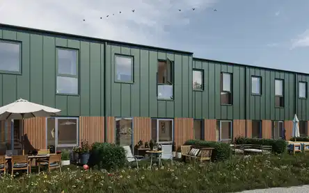 townhouse Nyopført 5-værelses enderækkehus med have