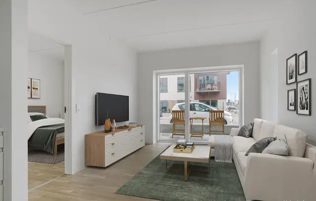 apartment 3-værelses bolig på 91 m² nær havnefronten