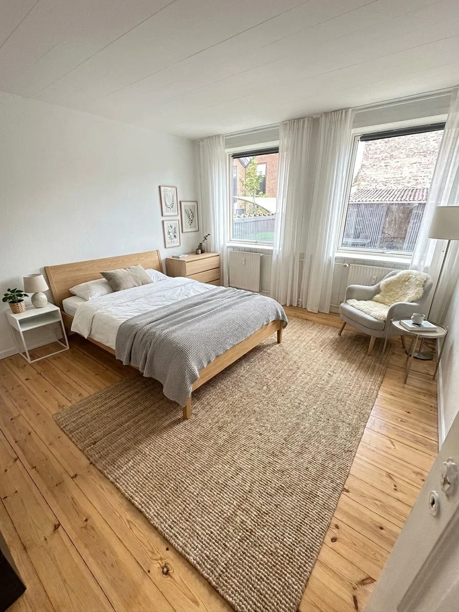 apartment Bright 2-room apartment of 63 m2 with eat-in kitchen, dishwasher and parking in the courtyard