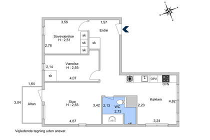 Visual presentation of the listing