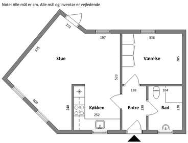 Visual presentation of the listing