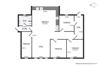 Visual presentation of the listing