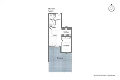 Visual presentation of the listing