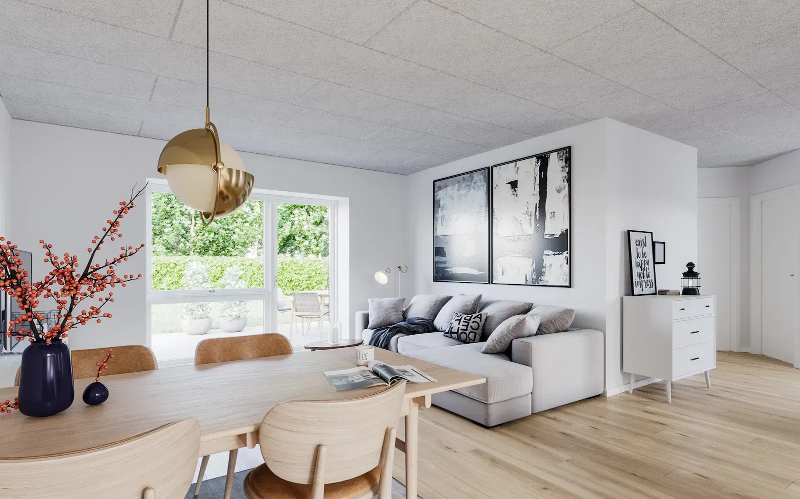 townhouse 4-room Townhouse in Billund with Private Garden